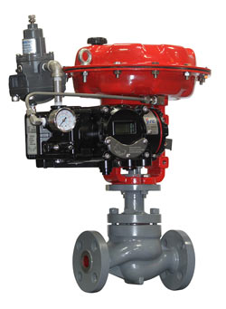 Single Seated Globe Control Valve with Top Guide