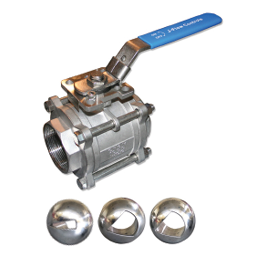 OBD4500 Series Three Piece Ball Valve | J Flow Controls