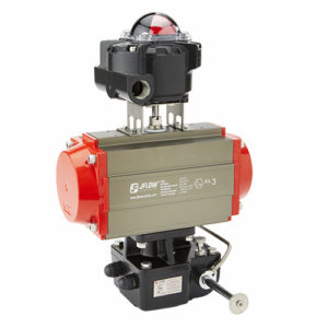 JFC Pneumatic Actuator with Limit Switch and Gear Operator